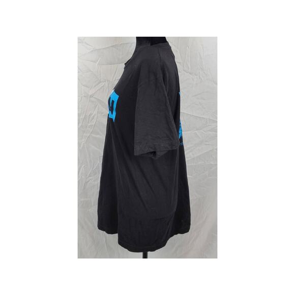 American Apparel Move On Black & Blue Graphic Tee Men's Large - Picture 4 of 4